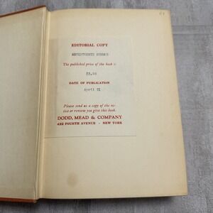 Seventeenth Summer ARC Maureen Daly 1942 Advanced First Edition Editorial‎ Copy